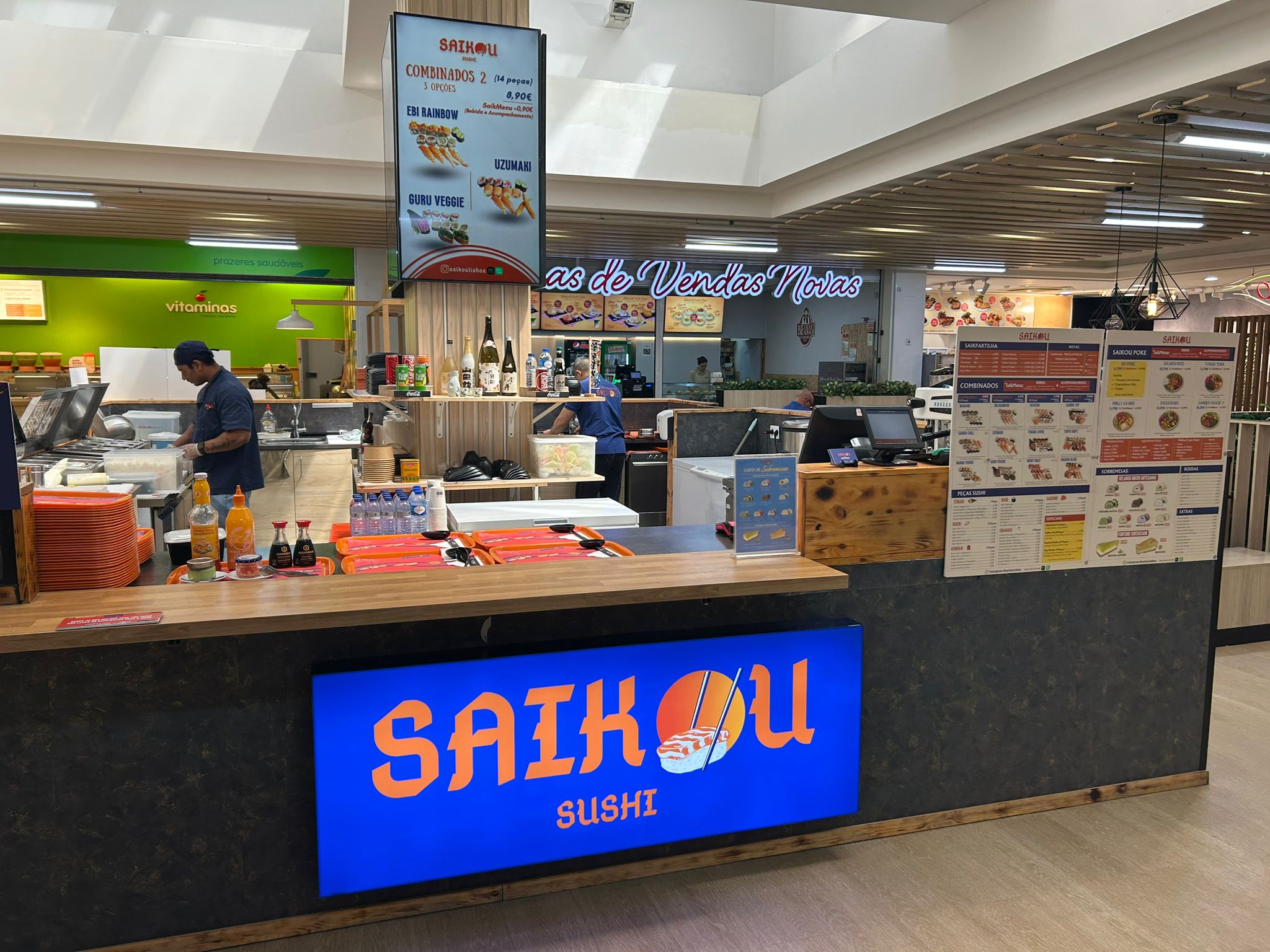 Saikou Sushi restaurant interior